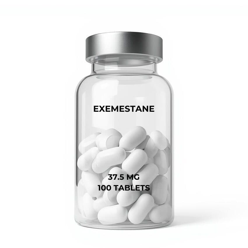 Exemestane 37.5mg Tablets | 100-Count | Steroidal Aromatase Inhibitor | Aromasin — research compound product image
