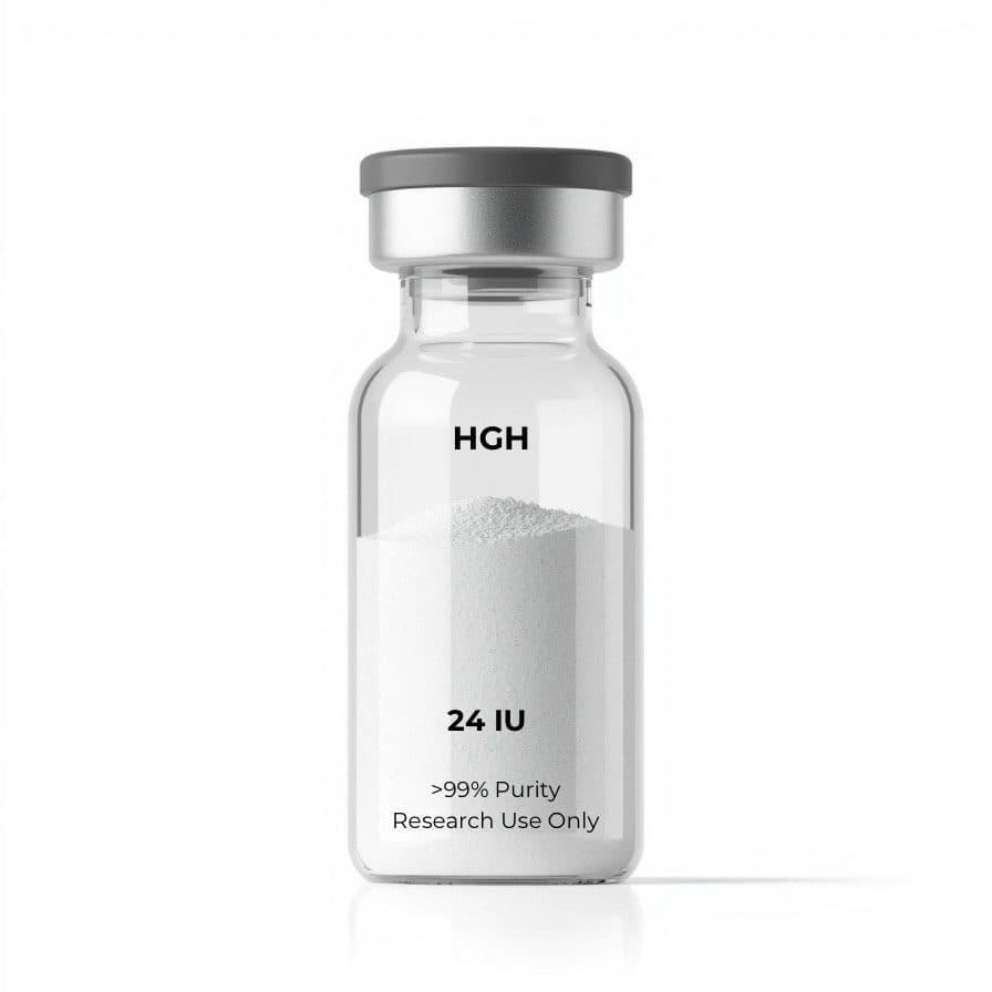HGH 24 IU | 20-Vial Kit | 480 IU total | Human Growth Hormone Research β research compound product image