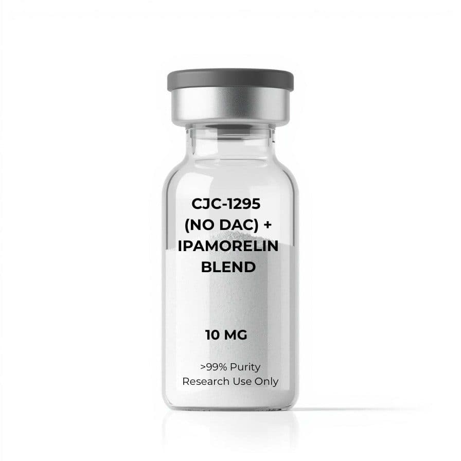 CJC-1295 (No DAC) + Ipamorelin Blend 10mg | 10-Vial Kit | GH Stack β research compound product image
