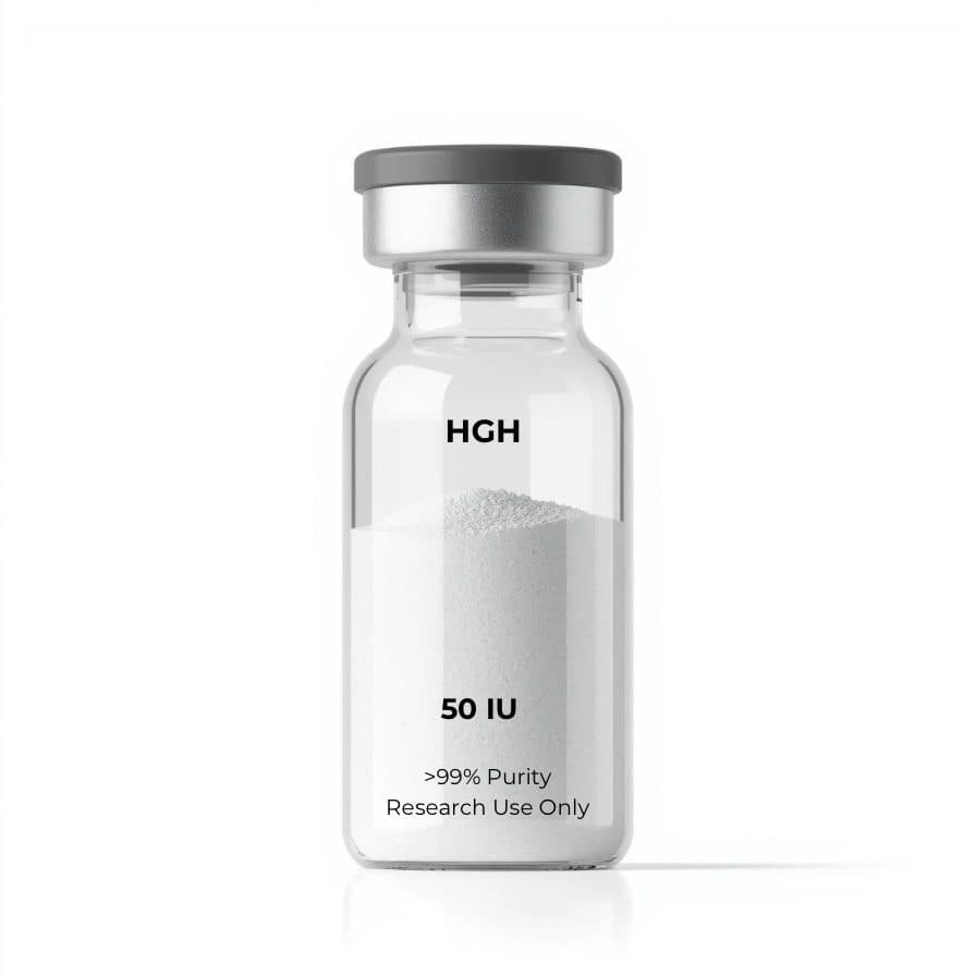HGH 50 IU | 20-Vial Kit | 1000 IU total | Human Growth Hormone Research β research compound product image